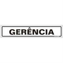 Placa De Poliestireno Auto-adesiva 5x25cm Gerência - 200 Ac - Sinalize Placa Ps 5x25 Gerencia 200 Ac Sinalize Placa De Poliestireno Auto-adesiva 5x25cm Gerência - 200 Ac - Sinalize Placa Ps 5x25 Gerencia 200 Ac Sinalize
