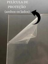 Placa de Poliestireno Cristal 1.5mm 20x30cm Transparente