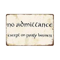 Placa De Porta Decorativa Estilo Retrô Senhor Dos Anéis - Proibido Entrar - Para Cafés E Clubes Placa De Porta Decorativa Estilo Retrô Senhor Dos Anéis - Proibido Entrar - Para Cafés E Clubes