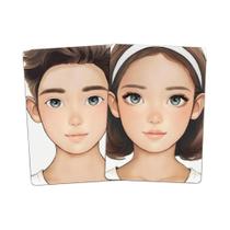 Placa De Prática De Pintura Facial Reutilizável A4 2pcs Suprimentos De Artesanato DIY Modelo De