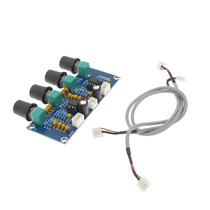 Placa De Pré-Amplificador Ajustável De Volume E Tom Para Amplificador NE5532 XH-A901
