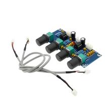 Placa De Pré-Amplificador Ajustável De Volume E Tonalidade Para Amplificador NE5532 XH-A901 Placa De Pré-Amplificador Ajustável De Volume E Tonalidade Para Amplificador NE5532 XH-A901