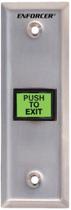 Placa de pressão para saída Seco-Larm Enforcer Slimline Illuminated