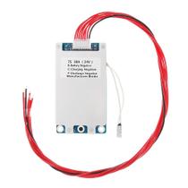 Placa de Proteção Bisida 7S 24V 30A BMS Li-ion com Fio de Equilíbrio