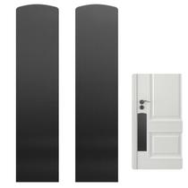 Placa de proteção contra arranhões de porta Sanbege em aço inoxidável 4x40cm