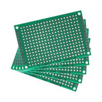 Placa De Prototipagem PCB Verde De Dupla Face 4x6cm 510pcs Kit Eletrônico DIY Placas De Circuito