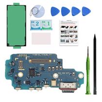 Placa de Puerto de Carga LOZOP USB-C con Lector de Tarjeta SIM para Galaxy S23 Ultra 5G