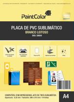 Placa de PVC Branco Leitoso Sublimático A4 10 Unidades - nanoseries Placa de PVC Branco Leitoso Sublimático A4 10 Unidades - nanoseries