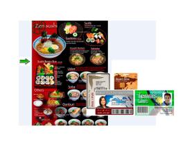 Placa de Pvc Crachá Cartão,Cardápio(somente as placas) 50un