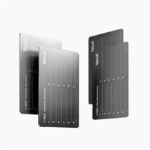 Placa de Recuperação SecuX X-SEED, Alumínio Aeroespacial, Backup de 12 Palavras, Resistente a Fogo e Água, Prata - 98-100-000100