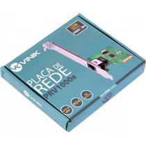 Placa de Rede 10/100/1000 PCI-E PRV1000E com Suporte LOW Profile Vinik 26261