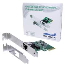 Placa de rede Gigabit 10/100/1000 PCI-e - Mymax