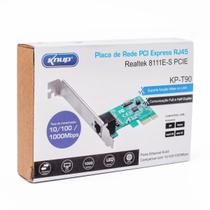 Placa De Rede Gigabit Pci-e Até 1000 Mbps Rj45 knup kp-t90a