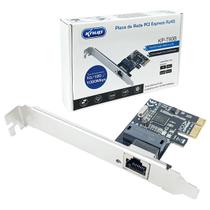 Placa de Rede Gigabit PCI Express 1000Mbps RJ45 Ethernet Lan 10 100 1000 Mbps Internet para PC Desktop - KNUP