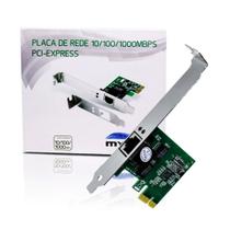 Placa de Rede Pci-E 10/100/1000 Low Profile MGLANE-JEN MYMAX