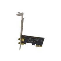 Placa de rede pci-e x1 wireless 300mbps knup 2 antenas kp-t118