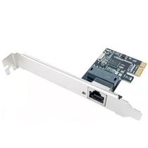Placa de Rede PCI Express Porta Ethernet RJ45 Detecção de Gigabit link