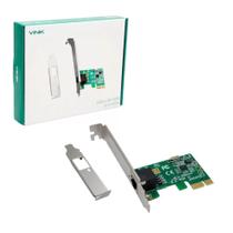 Placa De Rede Prv1000E Low Profile Pcie 10/100/1000 - Vinik