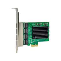 Placa De Rede Realtek Quad 4 Portas Gigabit 1000mbps Pcie X1