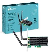 Placa de Rede TPLink Archer T4E AC1200 PCIE Sem Fio 2916 Placa de Rede TPLink Archer T4E AC1200 PCIE Sem Fio 2916