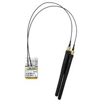 Placa De Rede Wi-fi Bluecase PCie Com Duas Antenas Conexão Wireless 802.11b/g/n Até 300mbps Placa De Rede Wi-fi Bluecase PCie Com Duas Antenas Conexão Wireless 802.11b/g/n Até 300mbps