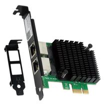 Placa de Rede Wi-Fi Pcyes - 2 Portas LAN RJ45 - CAT5 UTP - 1000Mbps - PCI Express - LC1000-2P