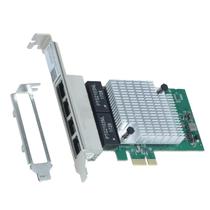 Placa de Rede Wi-Fi Pcyes - 4 Portas LAN RJ45 - Cabeamento CAT5 UTP - 1000Mbps - PCI Express