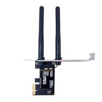 Placa De Rede Wireless Pci Express 2 Antenas 300mbps