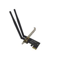 Placa De Rede Wireless Wi-fi Pci Express Para Pc 300mbps 2.4ghz 2 Antenas Removíveis knup KPT118