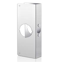 Placa de reforço de porta Dunzy em aço inoxidável 10x23 cm