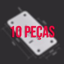 Placa de Reparo para Dobradiça de Armário + Parafusos F-320 Saint Plus Placa de Reparo para Dobradiça de Armário + Parafusos F-320 Saint Plus