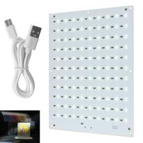 Placa de Retroiluminación LED para Impresora 3D UniTak3D 12x16 cm USB Placa de Retroiluminación LED para Impresora 3D UniTak3D 12x16 cm USB