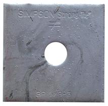 Placa de rolamento Simpson Strong-Tie 7,5x7,5 cm HDG 16 mm Bolt