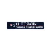 Placa de rua FOCO NFL Stadium oficialmente licenciada 20x10cm