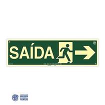 placa de saída fotoluminescente 100x50 cm placa de saída fotoluminescente 100x50 cm