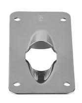 Placa de saída Halyard Schaefer para até 3/4 linhas - plana Placa de saída Halyard Schaefer para até 3/4 linhas - plana