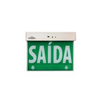 Placa de Saida LED 1 Face - Verde 1W 100-240V
