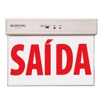 Placa de Saída Vermelha LED Face Única