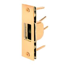 Placa de segurança banhada a latão Lock PRIME-LINE U 9539 de 12,4 cm Placa de segurança banhada a latão Lock PRIME-LINE U 9539 de 12,4 cm