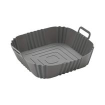 Placa De Silicone Para Forno Air Fryer De 22cm, Forro Reutilizável Para Frango Frito E Pizza