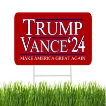 Placa de Sinal para Jardim - Rogue River Tactical Trump JD Vance 2024