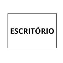 Placa de Sinalização 1/2 oficio escritório mdf Cor:Natural