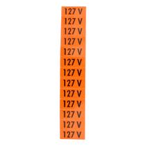 Placa de Sinalização 127V Laranja com 13 Unidades Ref PS134 ENCARTALE Placa de Sinalização 127V Laranja com 13 Unidades Ref PS134 ENCARTALE