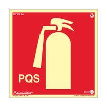 Placa de Sinalizacao 150x150mm EXTINTOR PQS PAF259 ENCARLATE Placa de Sinalizacao 150x150mm EXTINTOR PQS PAF259 ENCARLATE
