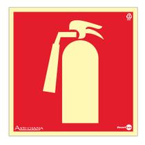 Placa de Sinalização 180x180mm EXTINTOR DE INCÊNDIO Ref PAF304 ENCARTALE Placa de Sinalização 180x180mm EXTINTOR DE INCÊNDIO Ref PAF304 ENCARTALE