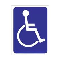 Placa de Sinalização Acesso 15x20cm Deficiente Físico Placa de Sinalização Acesso 15x20cm Deficiente Físico