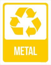 Placa De Sinalização Advertência - Lixo Metal (27X35) Placa De Sinalização Advertência - Lixo Metal (27X35)