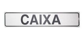 Placa De Sinalização Alumínio 05x25cm Caixa C05066 Indika