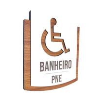 Placa de Sinalização - Banheiro PNE