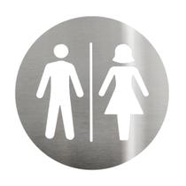 Placa de Sinalização Banheiro Unissex Biosin Placa de Sinalização Banheiro Unissex Biosin